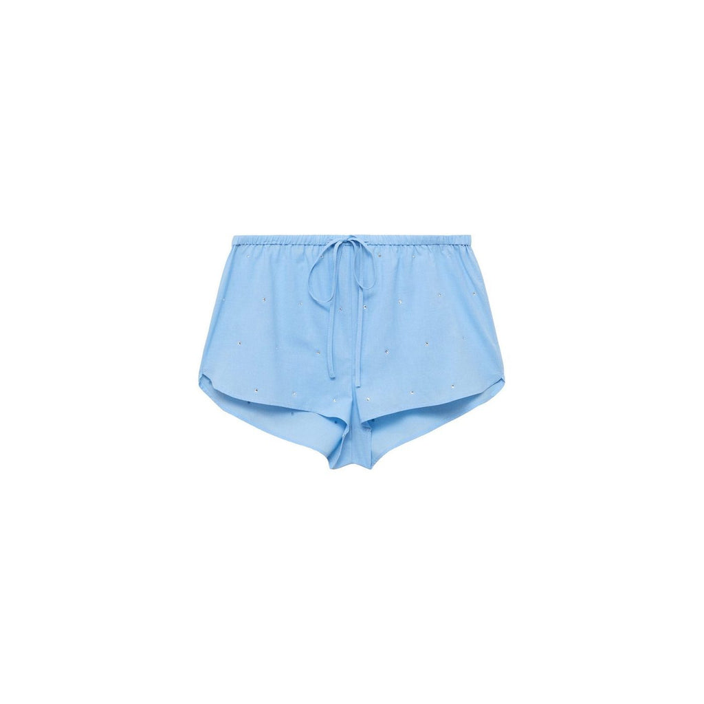 Rhinestone Shorts - Turquoise
