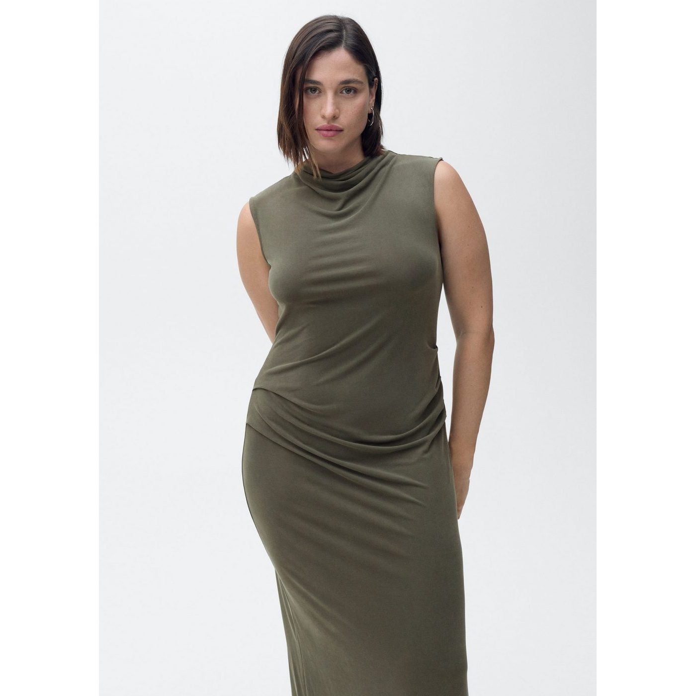 Carai Dress - Khaki