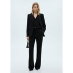 Gilet Costume Boutons - Black