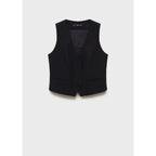Gilet Costume Boutons - Black