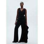 Gilet Costume Boutons - Black