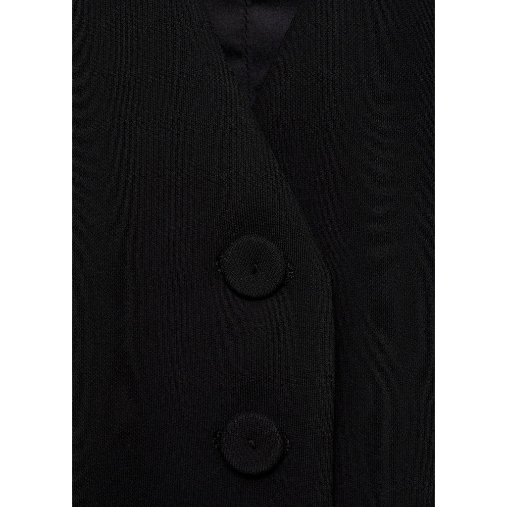 Gilet Costume Boutons - Black