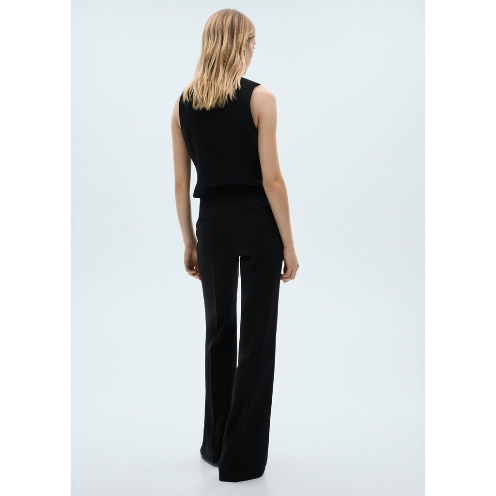 Gilet Costume Boutons - Black