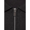 Cardigan Maille Fermeture Éclair - Dark Grey