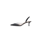 Chaussure À Talon Avec Empiècement Vinyle