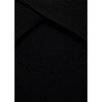 Ribbed Midi Dress With Opening Neckline