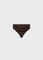 Culotte Bikini Taille Haute Drapée
