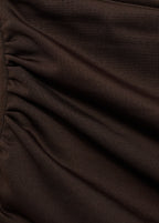 Culotte Bikini Taille Haute Drapée