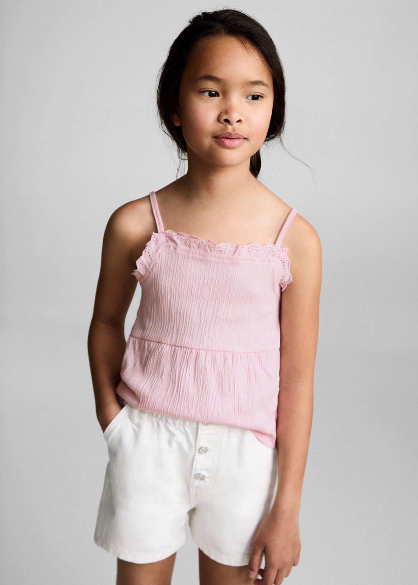 Top Bimba Rose - Fille