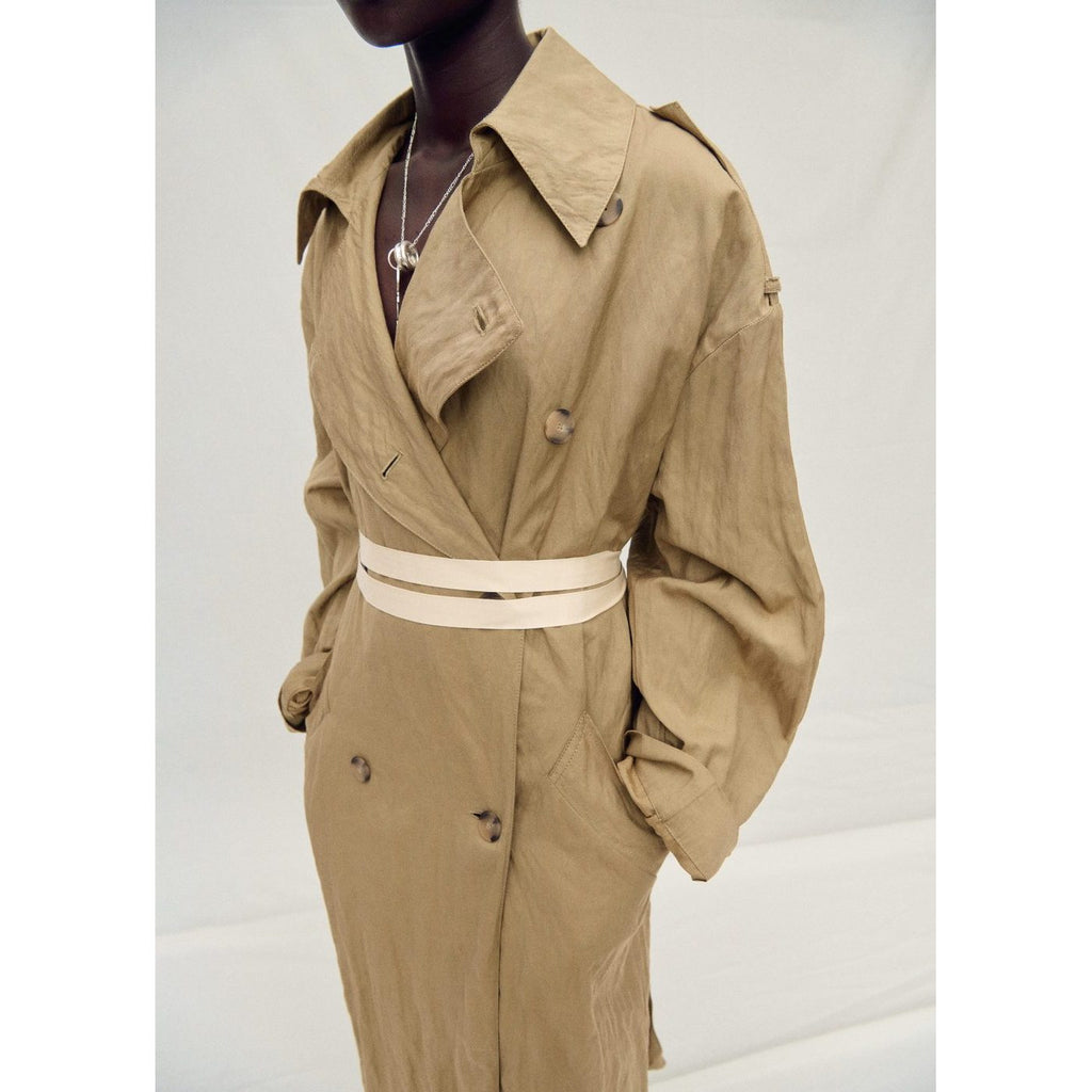 Trench Coat Cherry - Medium Brown