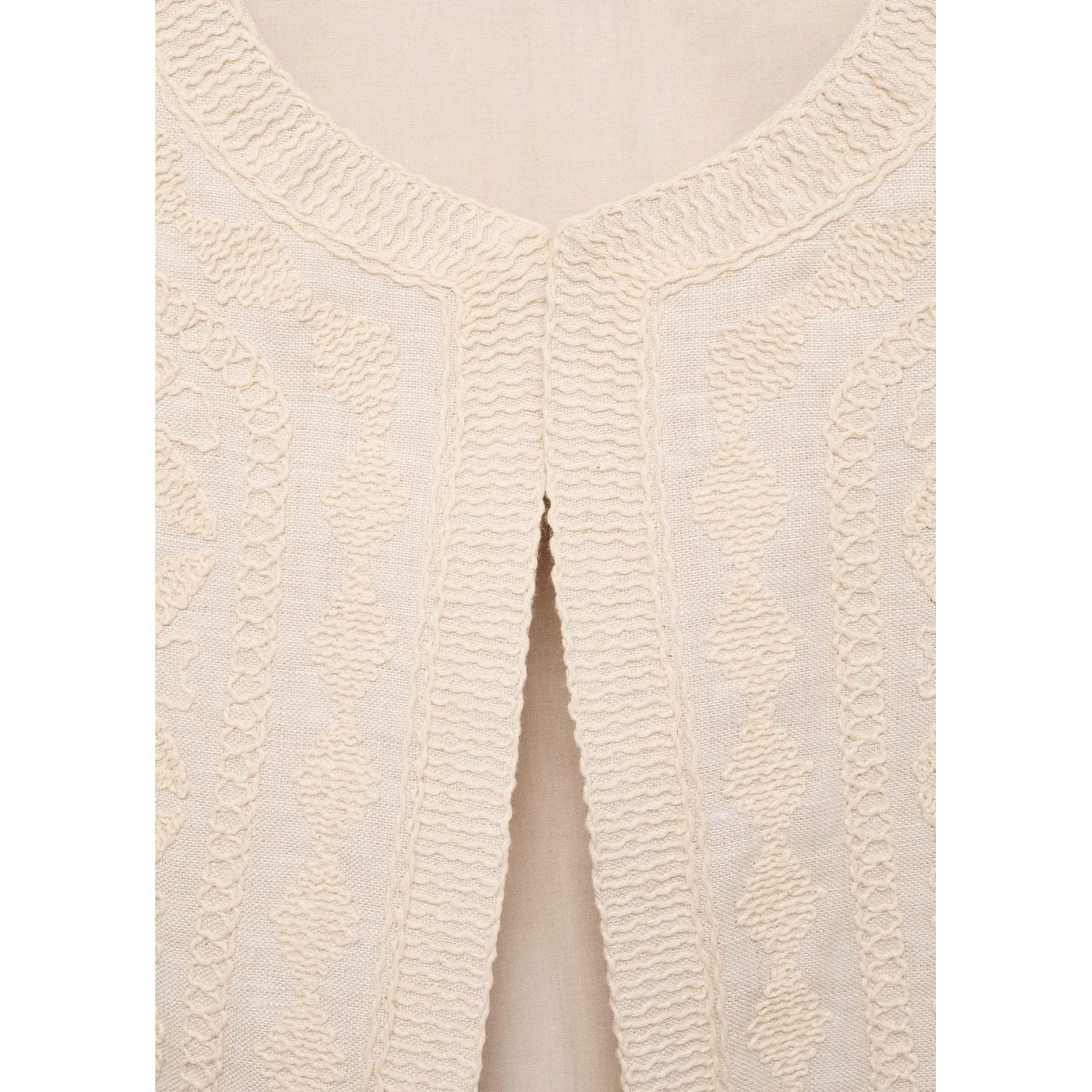 Manteau Brod - Ecru