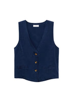 Gilet Lyocell Effet Denim