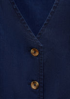 Gilet Lyocell Effet Denim