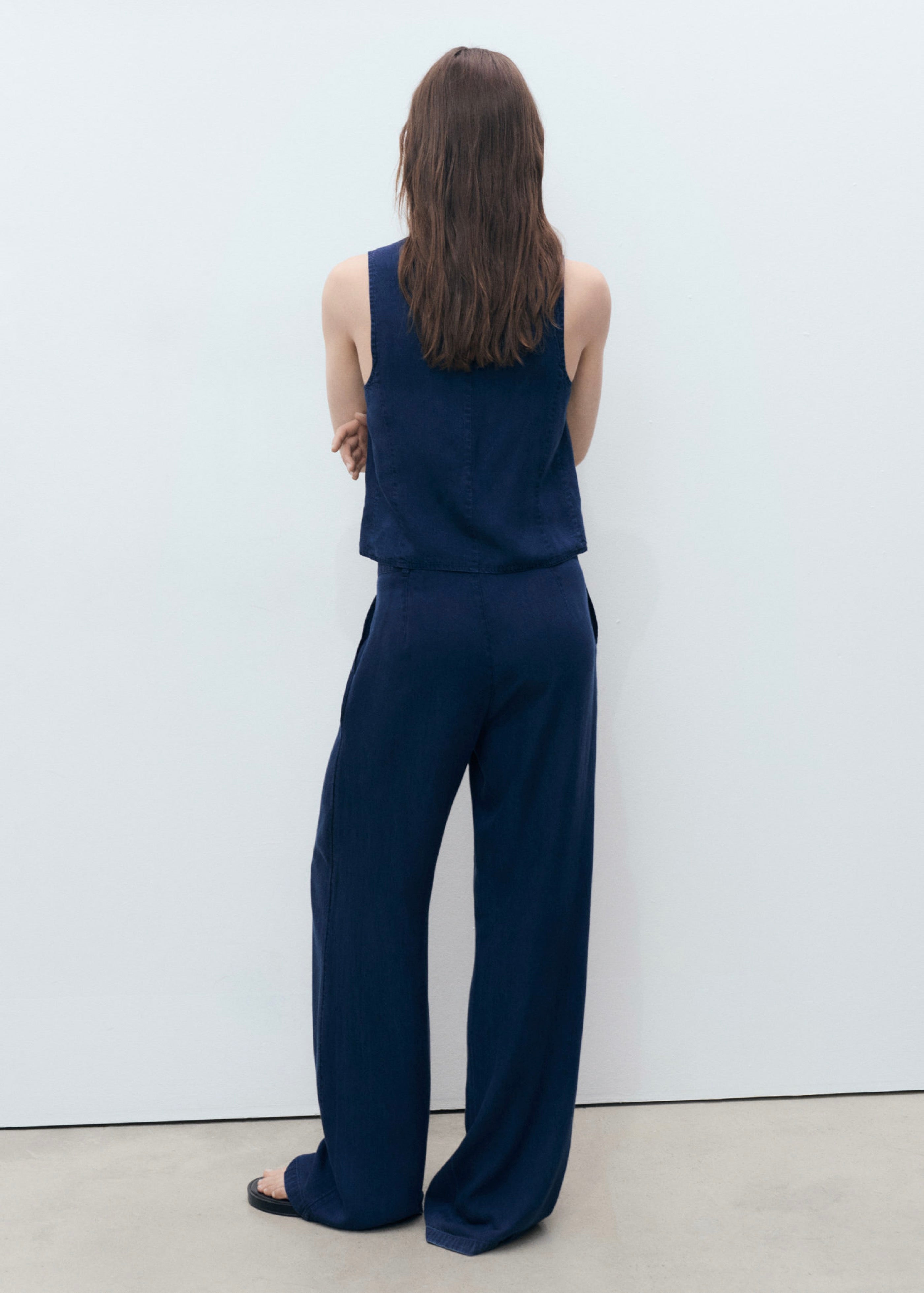 Gilet Lyocell Effet Denim