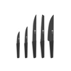 Edge Negro - Bloque de 5 cuchillos de cocina