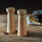 Fanny - Duo De Moulins Poivre & Sel Bois Naturel - Bois Teinte Claire - Bois Clair