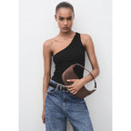 Top Maille Asymétrique