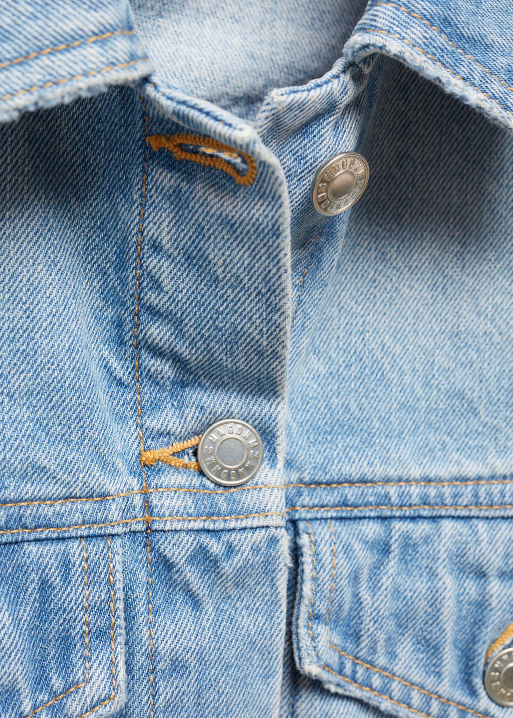 Low-Waisted Denim Jacket - Medium Blue
