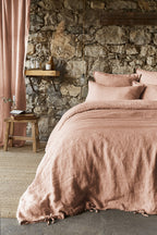 Duvet Cover - Washed Linen - Soline - Old Rose