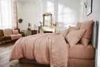 Duvet Cover - Washed Linen - Soline - Old Rose