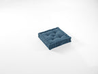 Kala - Coussin De Sol - Coton Uni - Bleu Jean