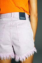 Le Short Denim Bradley Pink Fabriqué Au Portugal