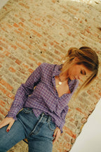 Mahaut Purple Blouse