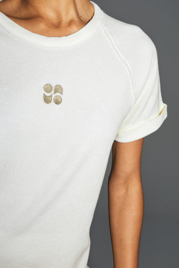 The Noah White Terry T-Shirt Made In Portugal