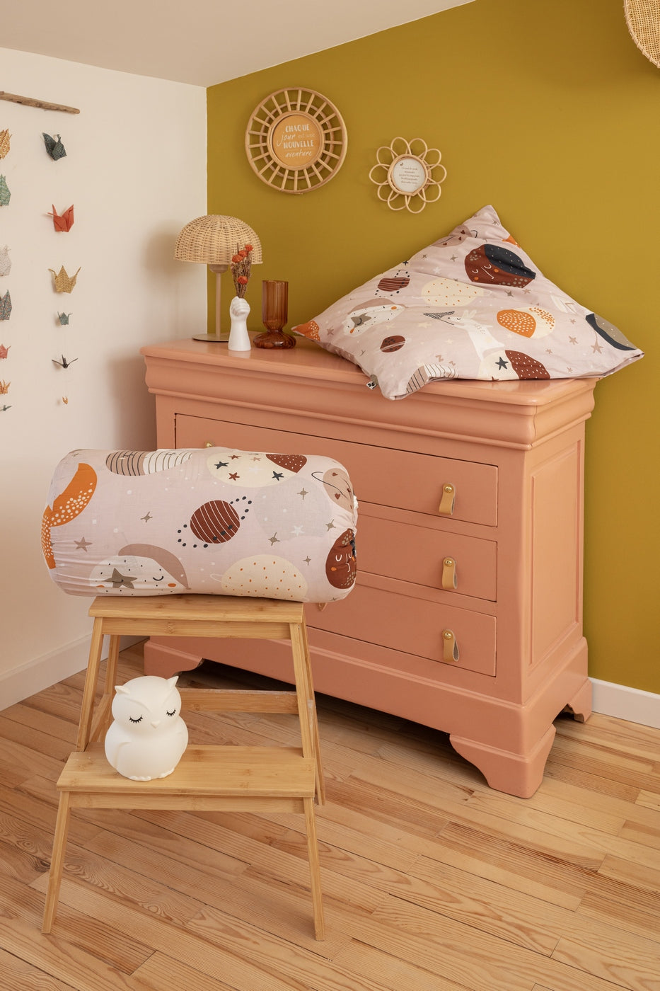 Printed Duvet + Pillowcase - Printed Cotton - Sky Dream