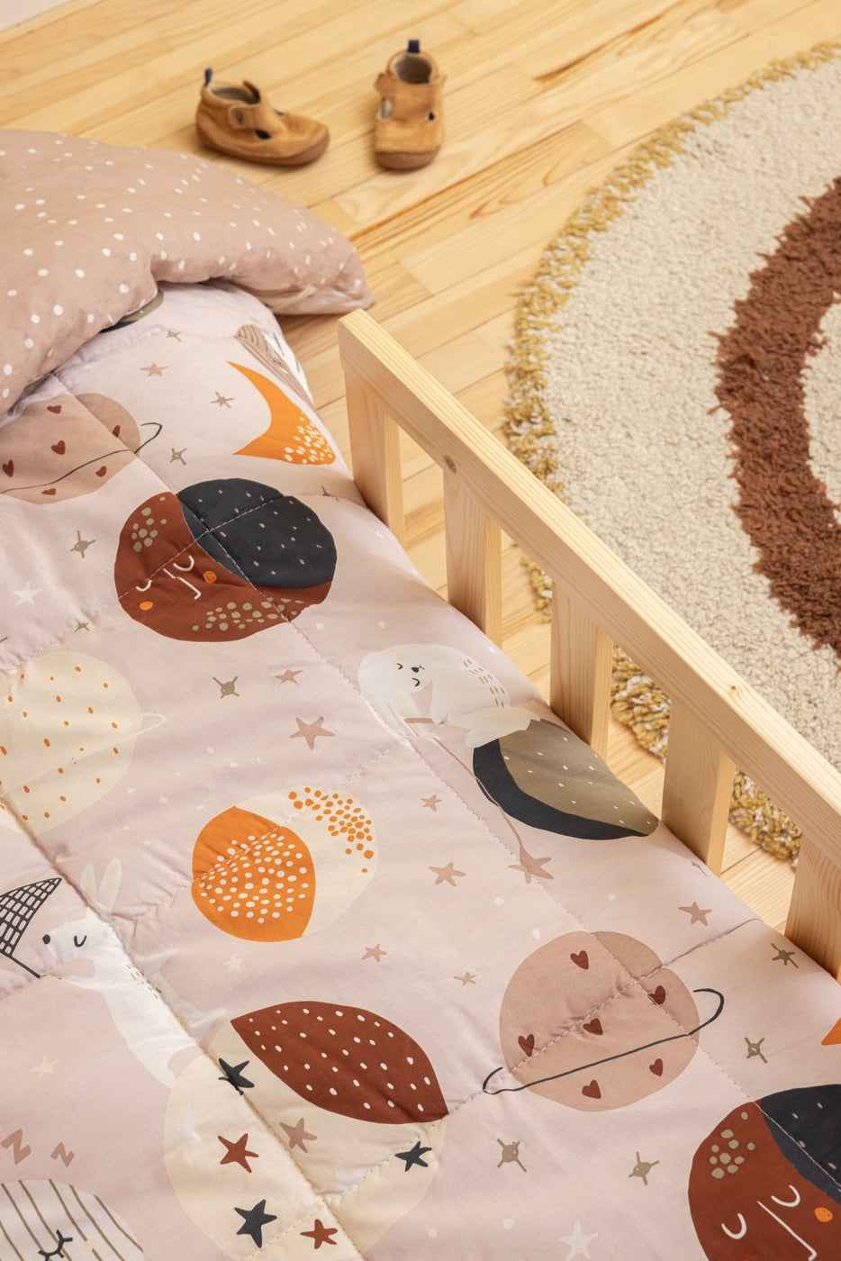 Printed Duvet + Pillowcase - Printed Cotton - Sky Dream