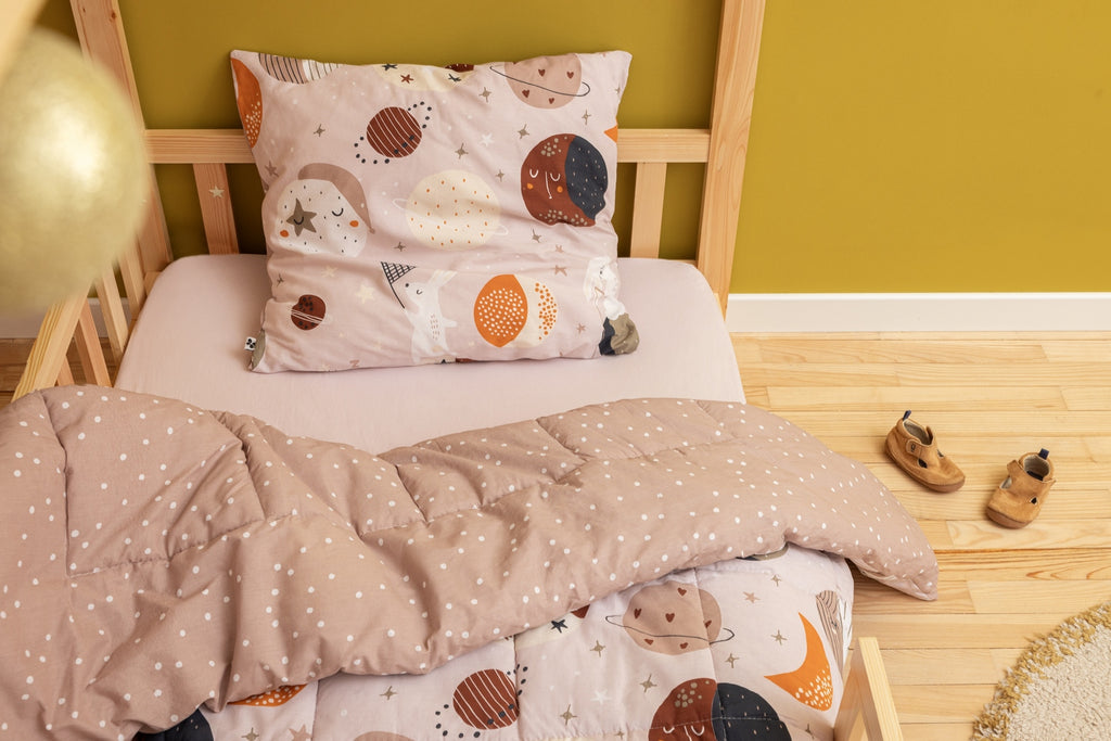 Printed Duvet + Pillowcase - Printed Cotton - Sky Dream