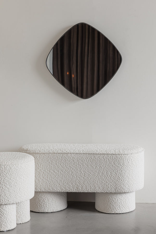 Mila - Miroir - Métal - Noir