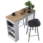 Mesa De Cocina Ja103 - Nogal / Blanco