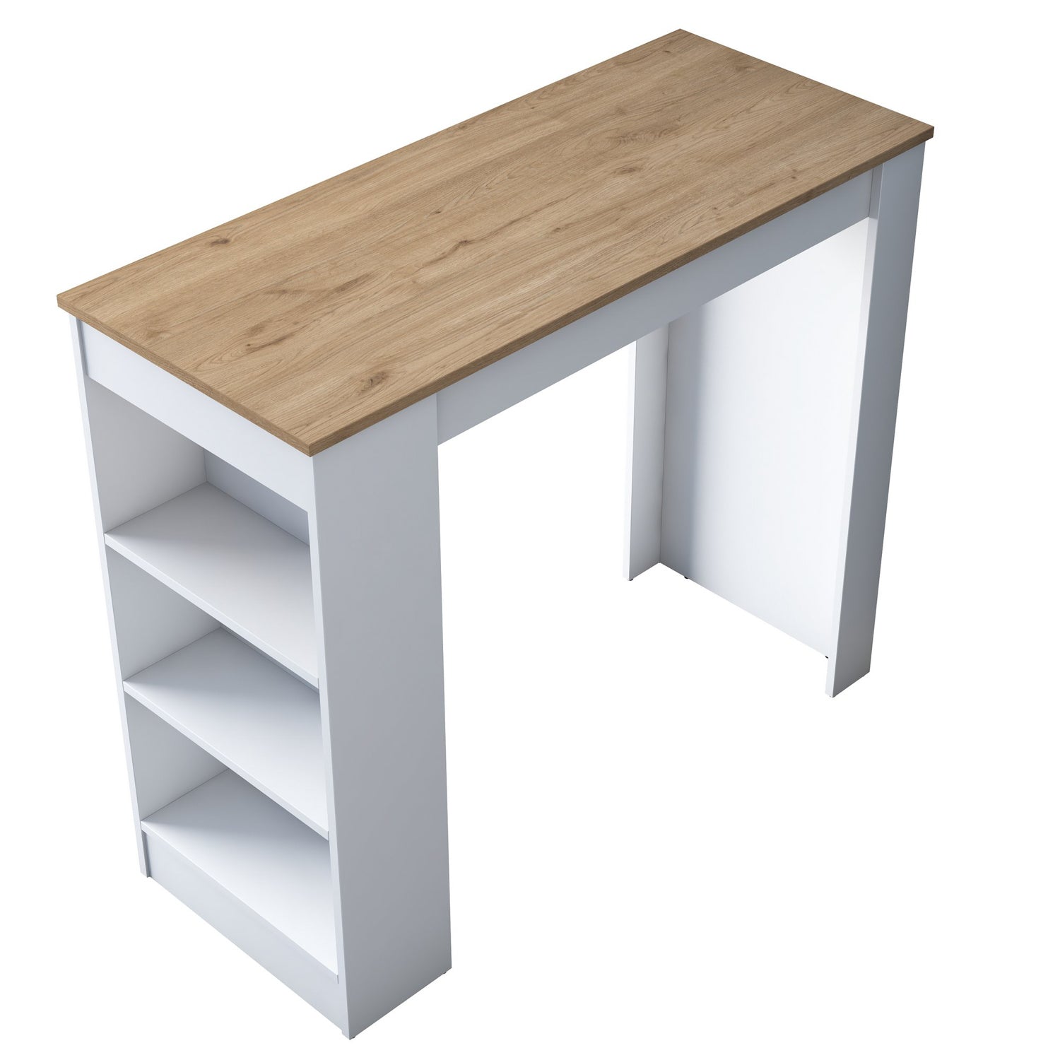 Mesa De Cocina Ja103 - Nogal / Blanco