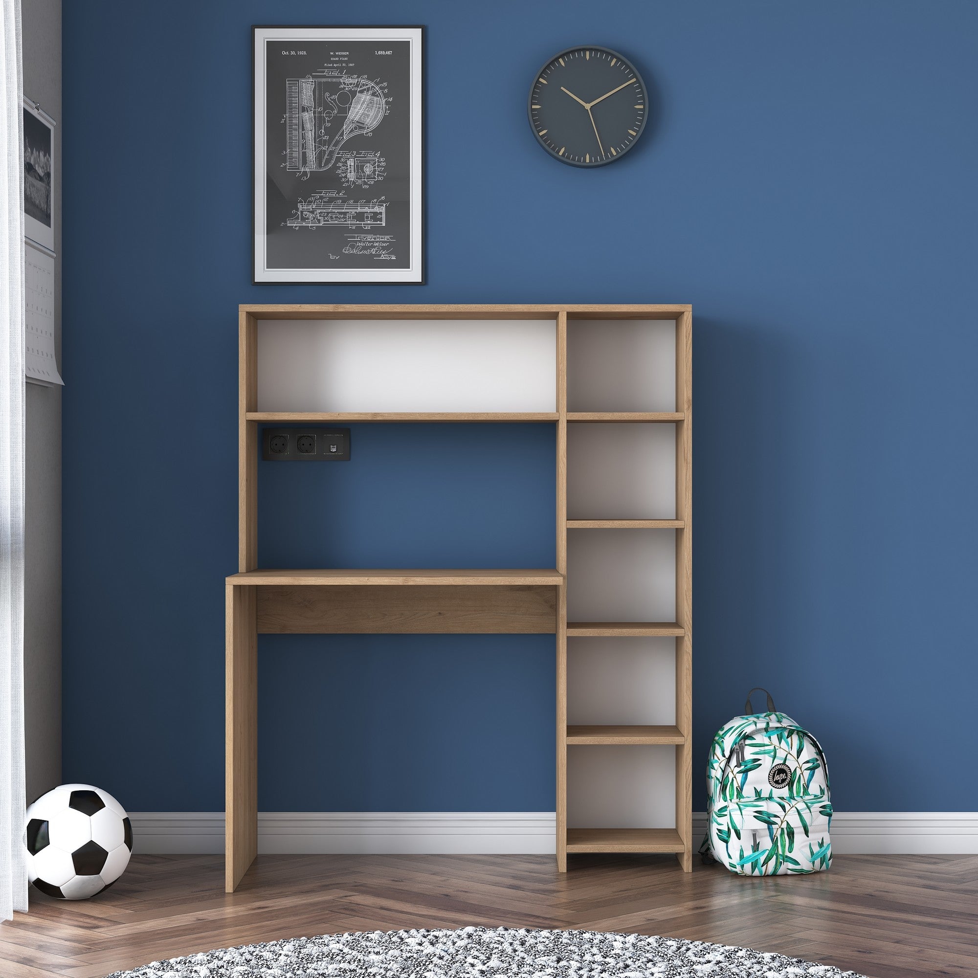 Study Desk Ha104 - Oak