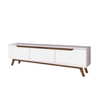 D1 TV Units - White / Walnut