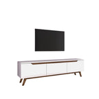 D1 TV Units - White / Walnut
