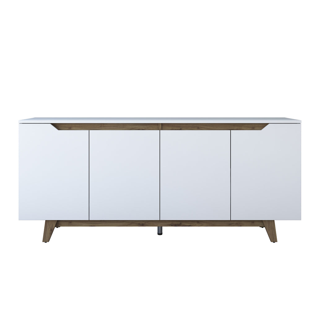 Console Gd102 - Blanc / Noyer
