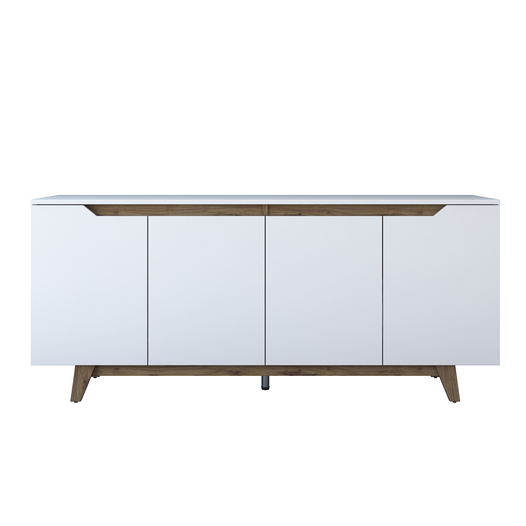 Console Gd102 - Blanc / Noyer