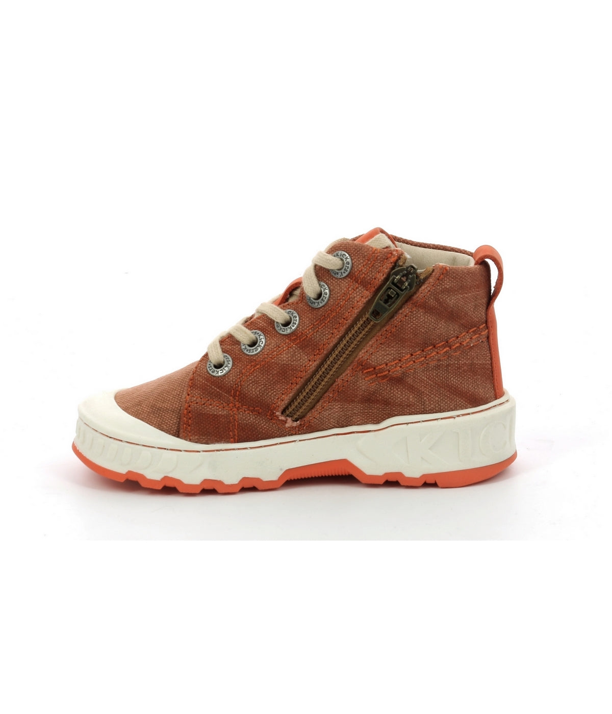 Sneakers Alto Kickrup - Camel - Niño