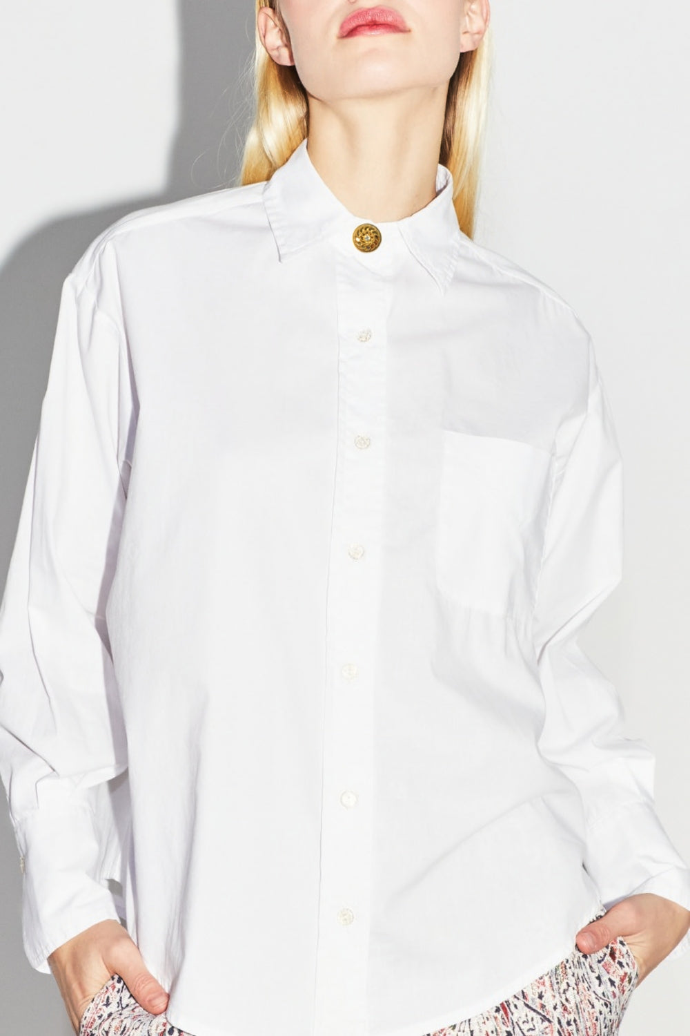 La camisa blanca Iris Boyfit