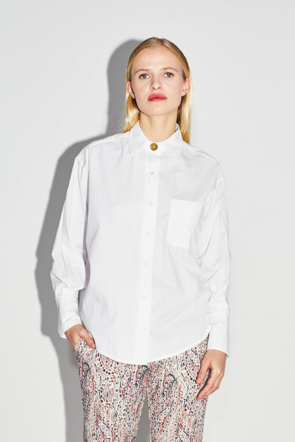 La camisa blanca Iris Boyfit