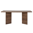 Loft - Mesa de Comedor con Tablero Rectangular y 2 Patas - Nogal
