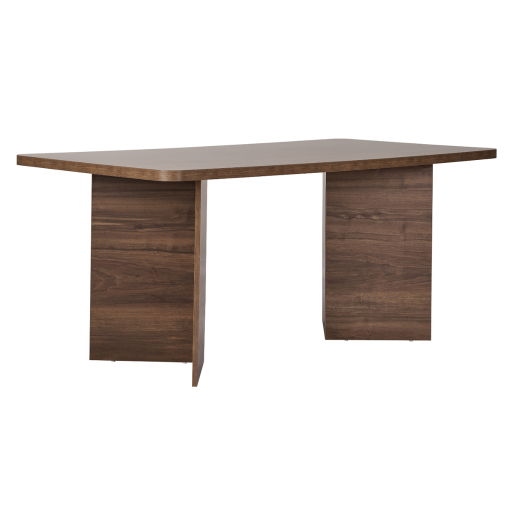 Loft - Mesa de Comedor con Tablero Rectangular y 2 Patas - Nogal