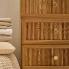 Ava - 5-Drawer Chest of Drawers - Slatted
