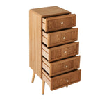 Ava - 5-Drawer Chest of Drawers - Slatted