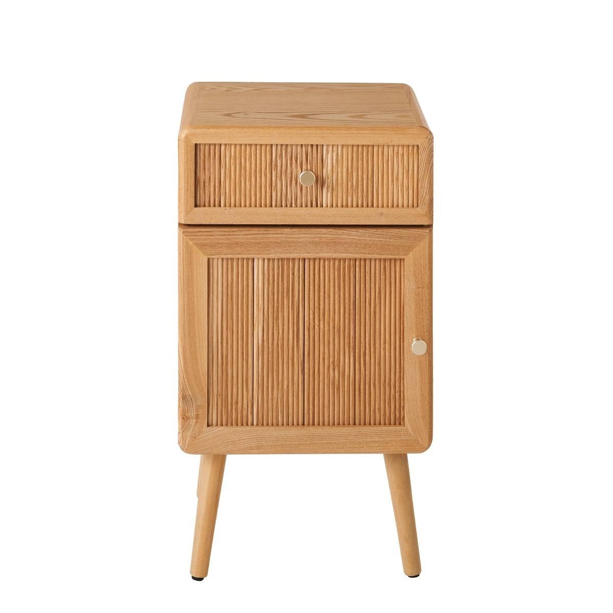 Ava - Mesita de noche 1 cajón / 1 puerta - Laminada