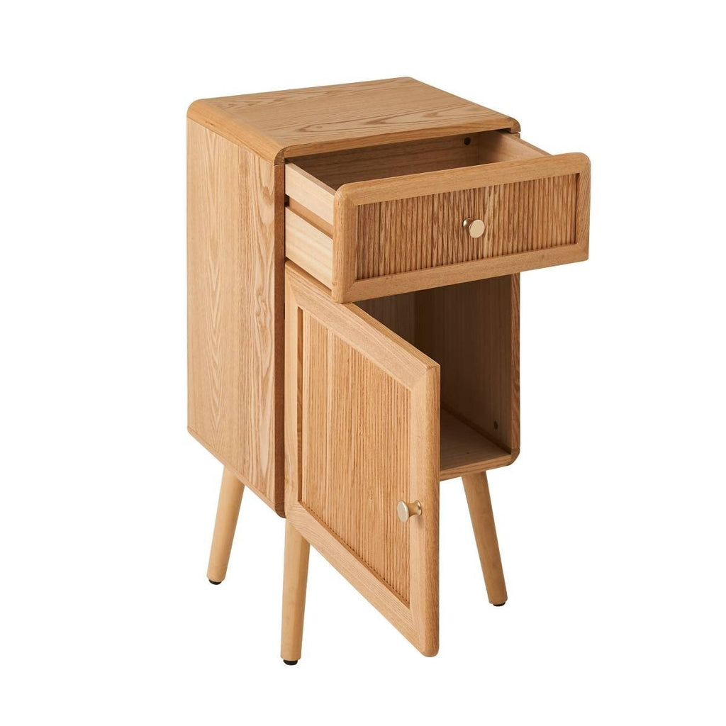 Ava - Mesita de noche 1 cajón / 1 puerta - Laminada