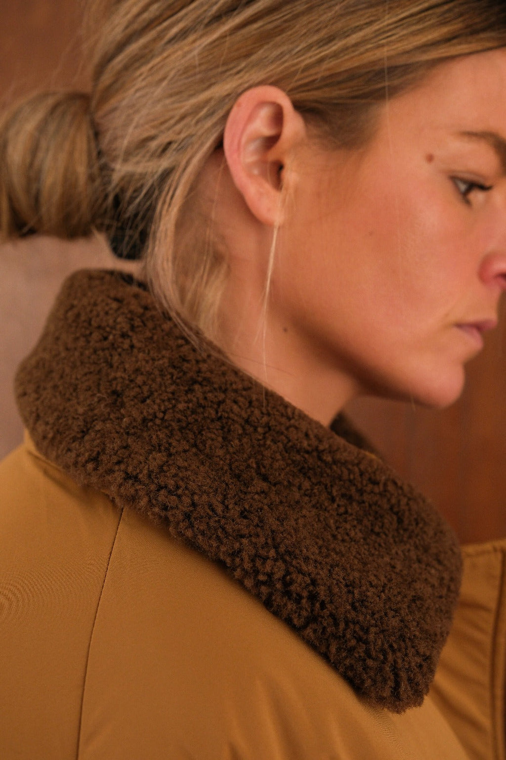 Anaïs Camel Puffer Jacket