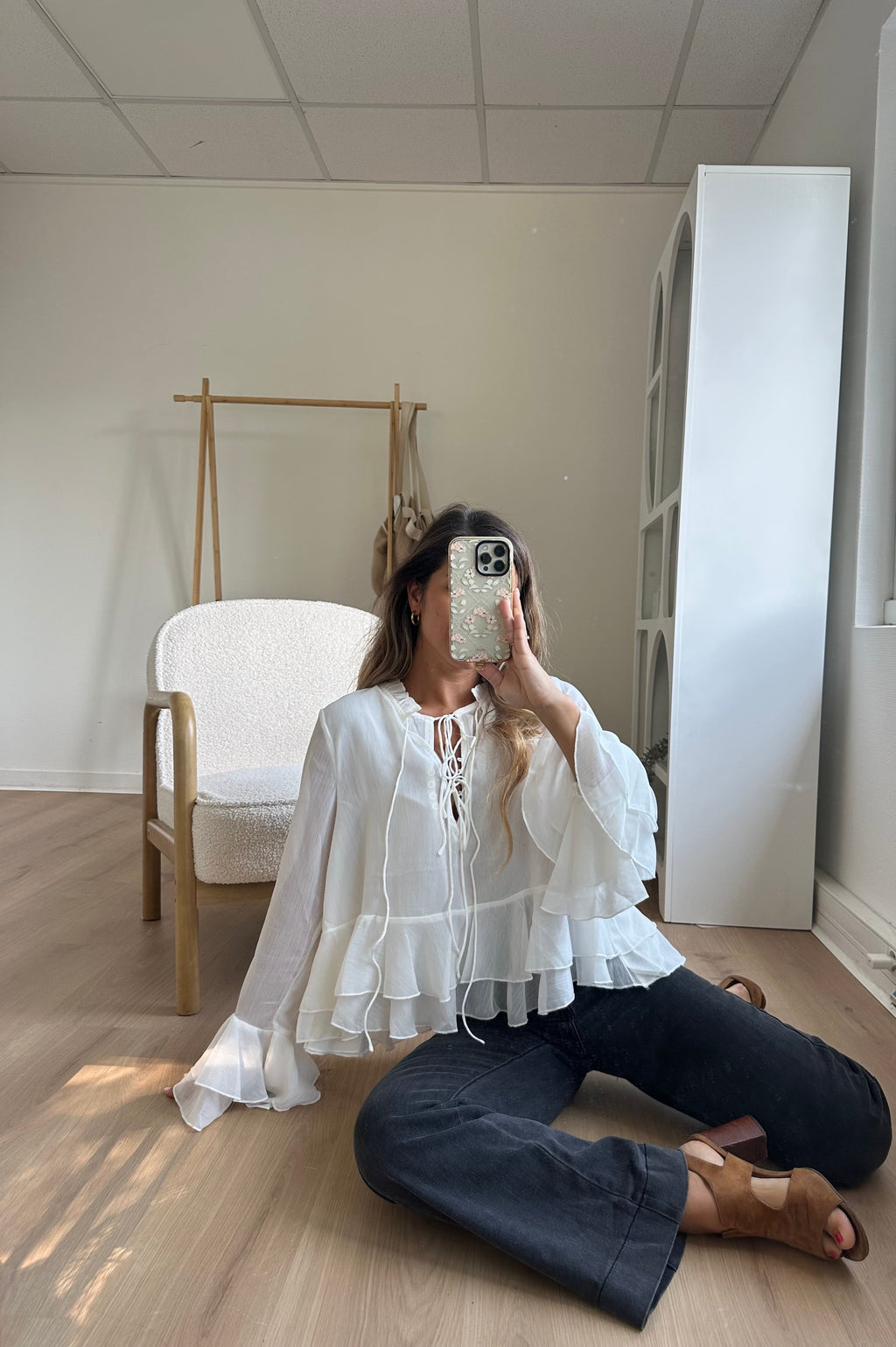 Blusa Aria cruda